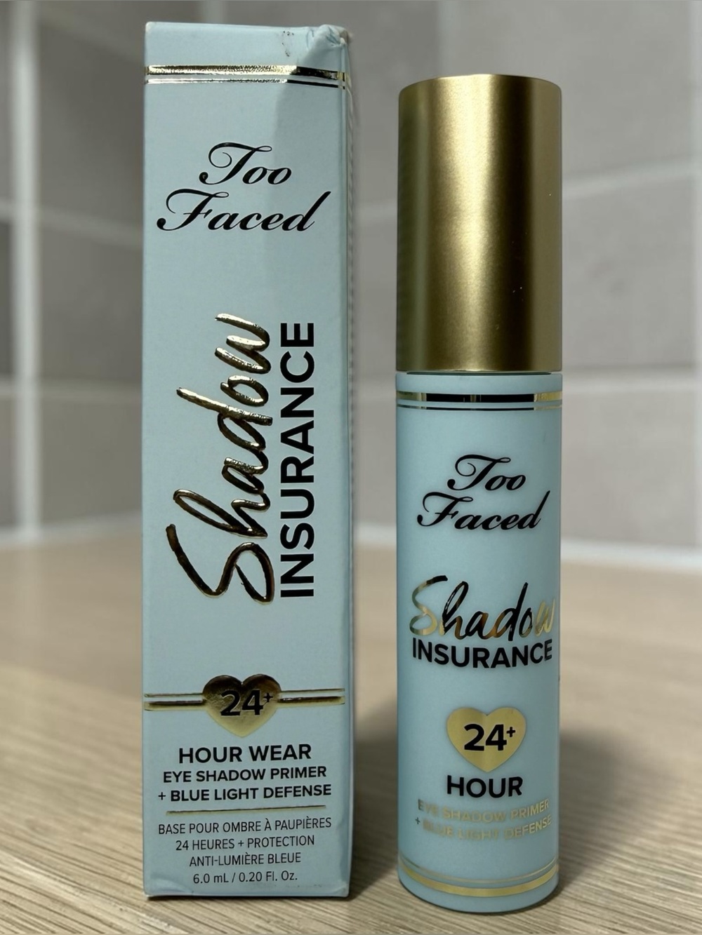 Too Faced Shadow Insurance 24HR Eye Shadow Primer Waterproof Translucent 0.2oz